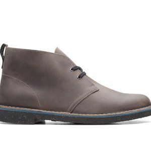 Clarks Mens Bushacre 3 Leather Chukka Lace-up Boot